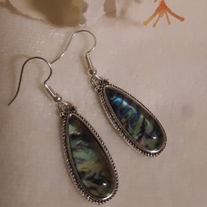 NEW SWIRLED COLORFUL DANGLE EARRINGS